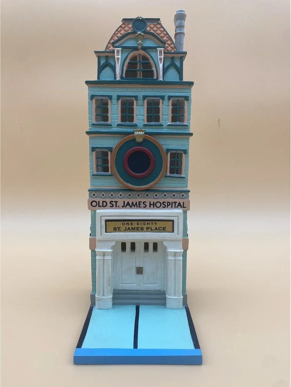 Department 56 Monopoly CityLights Old St. James Hospital One-Eighty St. James Pl